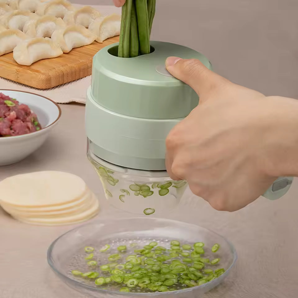 Multifunctional Electric Vegetable Cutter/Slicer Household Hand-held