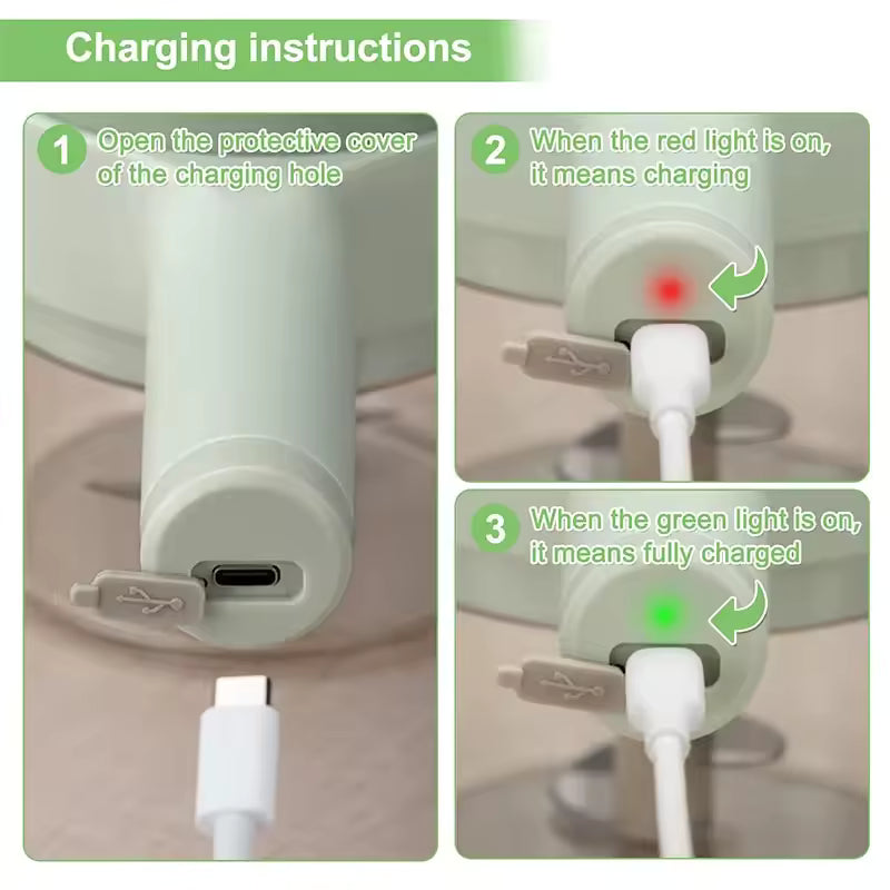 Multifunctional Electric Vegetable Cutter/Slicer Household Hand-held