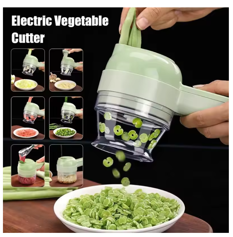 Multifunctional Electric Vegetable Cutter/Slicer Household Hand-held